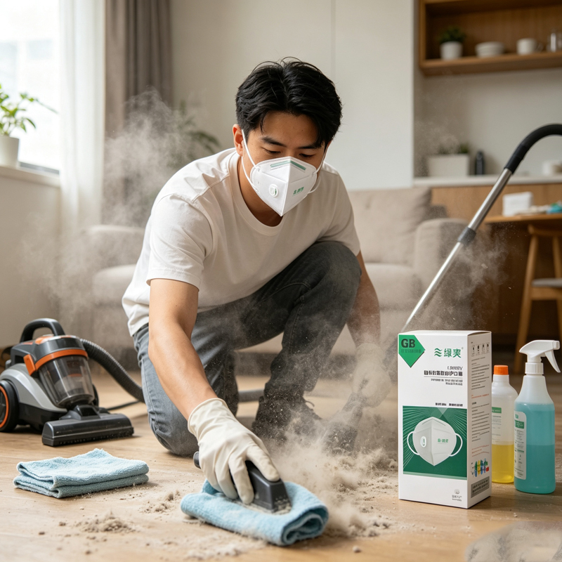 Mascarillas desechables blanca - Dust Mask Construction reseña y precio