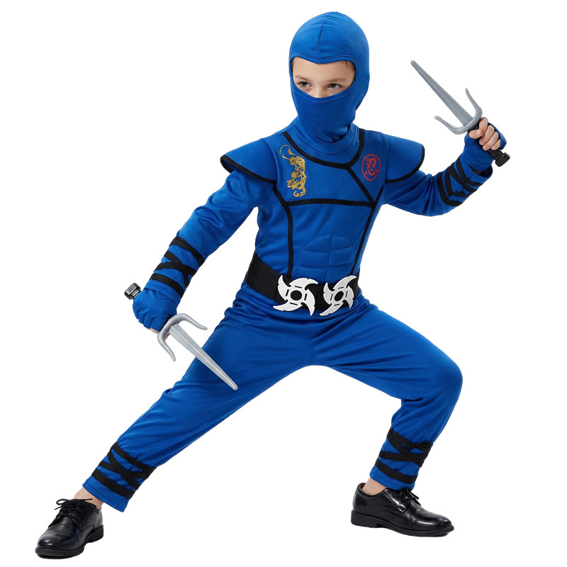 Disfraz de Ninja negro y azul  - Black Face Mask Pack reseña y precio