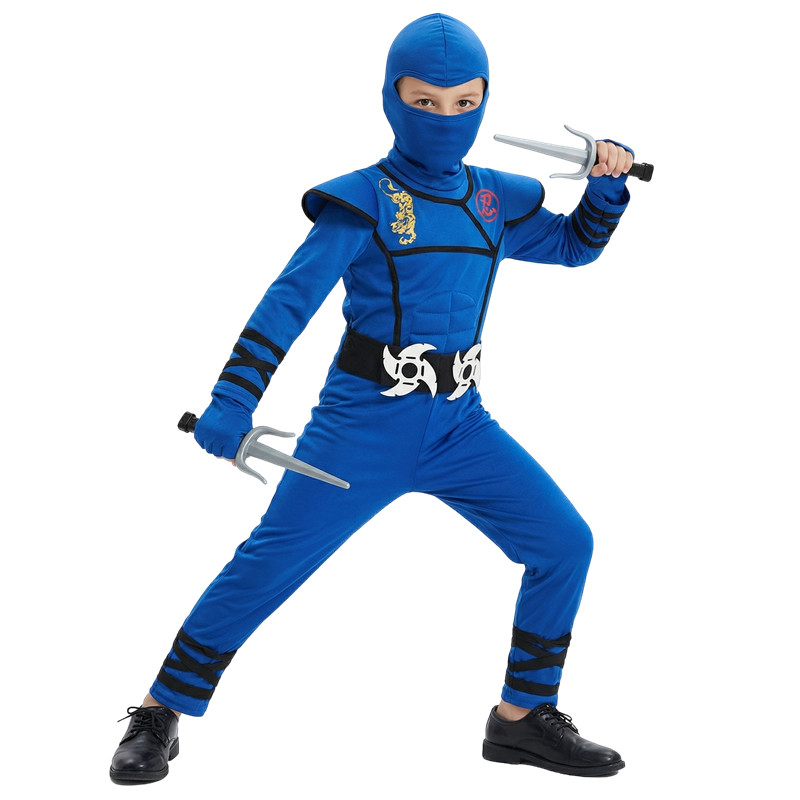 Disfraz de Ninja negro y azul  - Black Face Mask Pack reseña y precio