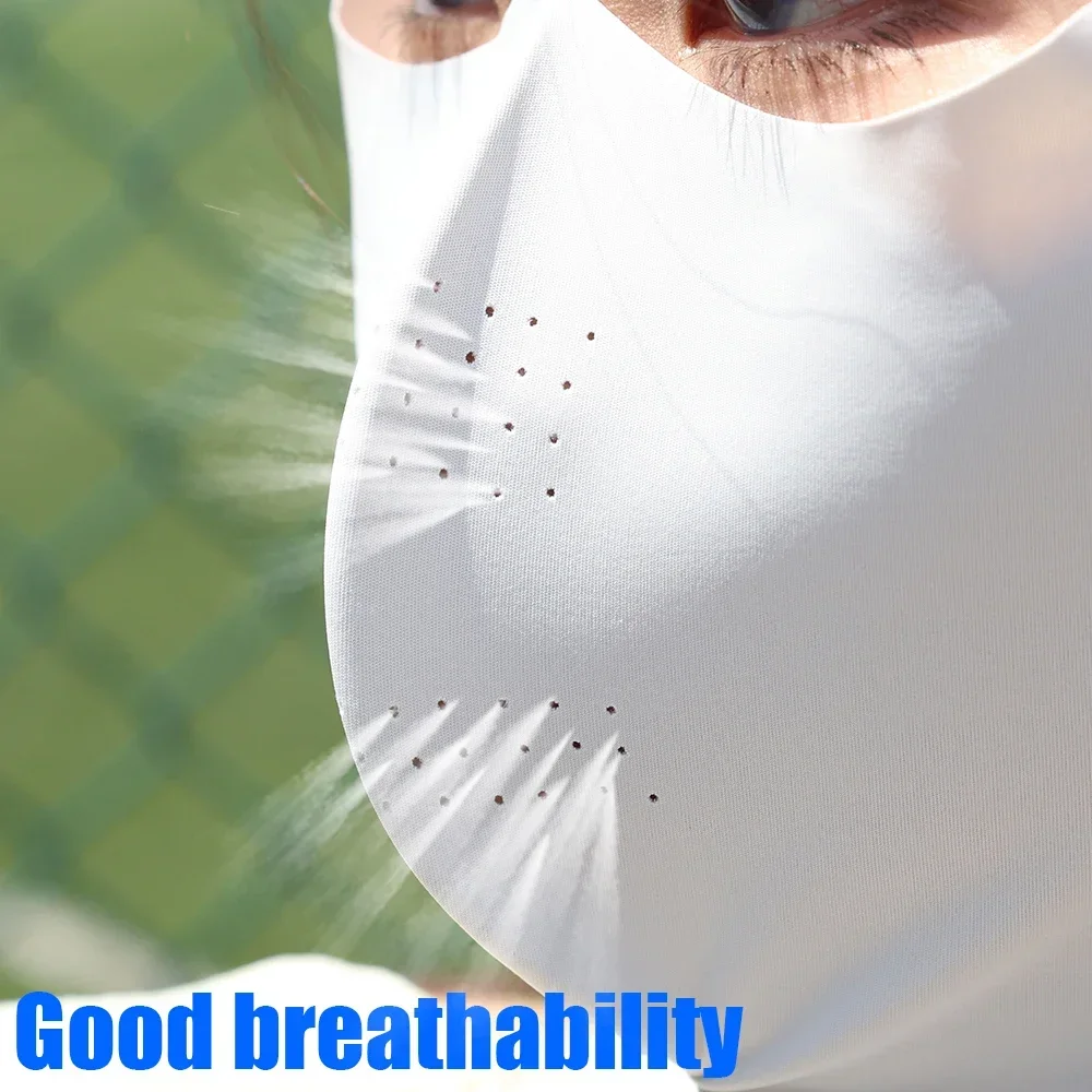 Mascarilla de seda helada con  - Sports Mask Breathable reseña y precio